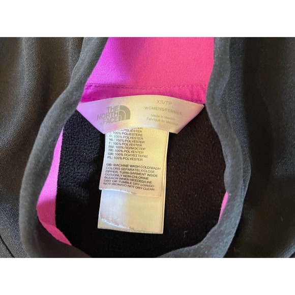 The North Face Hoodie Sweatshirt Women's Pullover Size X-Small Black Pink - Picture 6 of 8